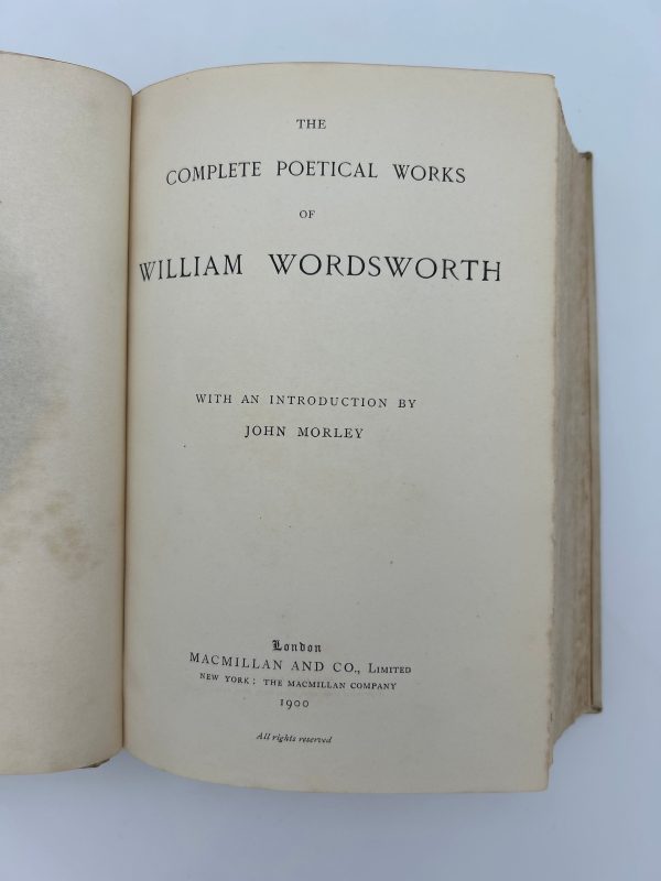 Wordworth s Poetical Works on Sale