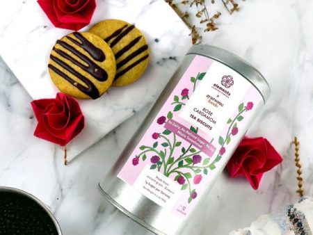 Rose Cardamom Tea Biscuits | Ancient Grains Goodness For Cheap