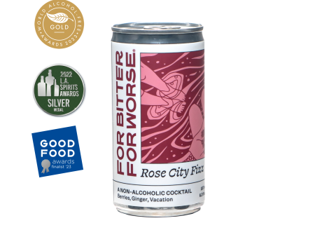 Rose City Fizz nonalcoholic mocktail, spritz tonic Online