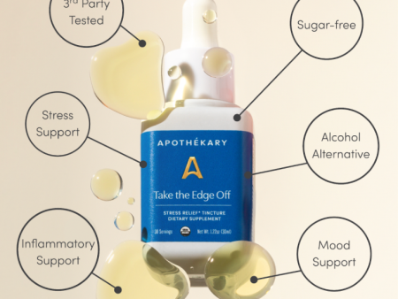 Apothekary Take the Edge Off® - stress and tension support tincture Online Sale