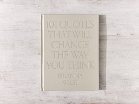 101 Quotes That Will Change The Way You Think - table book Online now