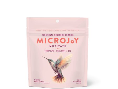 Motivate 5-piece Mushroom Gummies | MicroJoy For Cheap