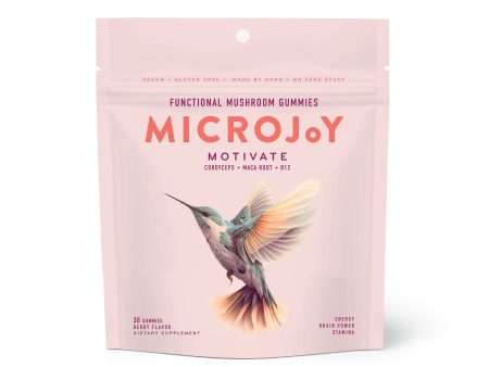 Motivate Mushroom Gummies | MicroJoy Online