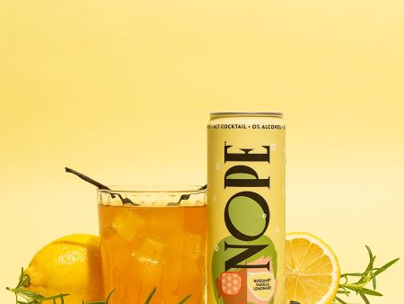 NOPE Beverages Rosemary Vanilla Lemonade Discount